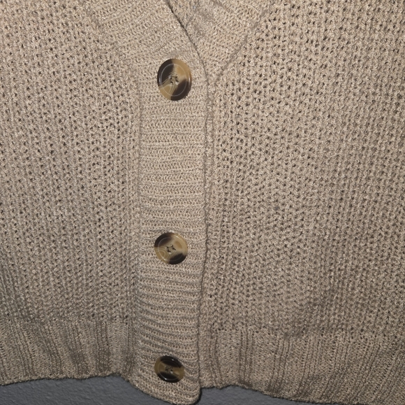 Becool Tan Knit Sweater Vest Size Medium/Large - Picture 13 of 15